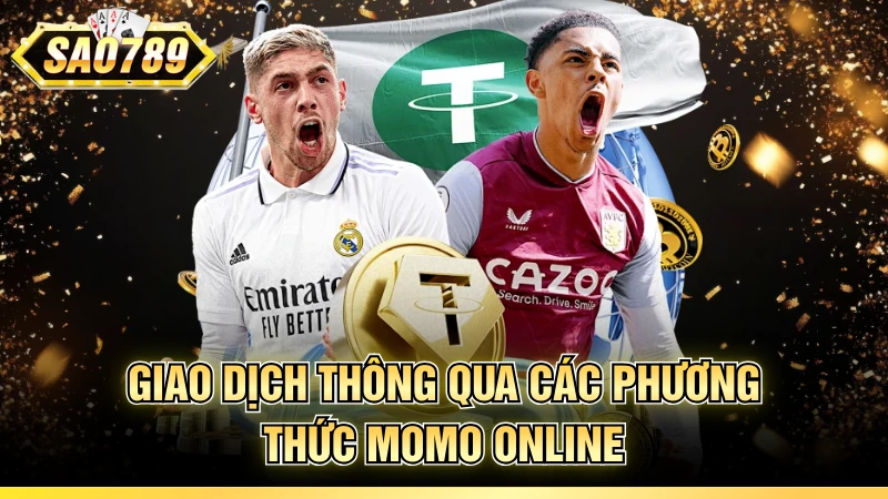 Giao dịch thông qua các phương thức MOMO online